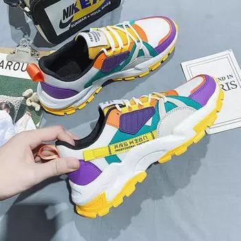 2023 модная обувь для папы четырех сезонов, мужская спортивная повседневная обувь, трендовые мужские кроссовки 39 синий