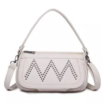 2023 модная однотонная женская сумка с ромбовидным дизайном, кожаная маленькая женская сумка через плечо высокого качества, новая женская сумка (20cm<Max Length<30cm) чёрный