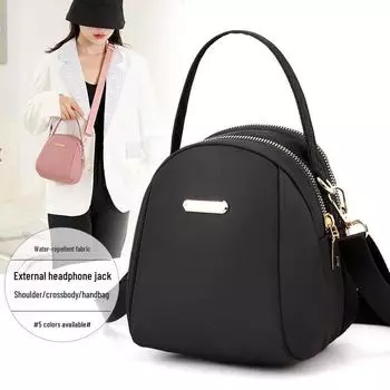 2023 Модная сумка-мессенджер из парусины для женщин, летняя мода, простая и универсальная маленькая сумка из ткани Оксфорд красный