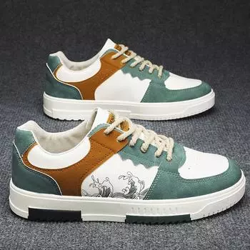 2023 модные новые маленькие белые туфли, мужская модная обувь, универсальные легкие повседневные туфли на мягкой подошве 39 синий