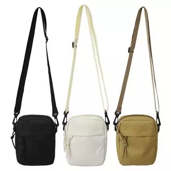 2023 модные женские сумки на плечо, корейские однотонные Оксфордские студенческие сумки для телефона, маленькая сумка-мессенджер через плечо чёрный