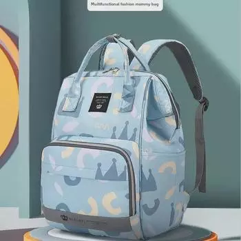 2023 Модный легкий многофункциональный рюкзак большой вместимости для мам и малышей