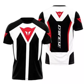 2023 Мотоциклетная гоночная команда GP Одежда F1 Летняя мужская новая уличная мода Быстросохнущая дышащая спортивная футболка с коротким рукавом S белый