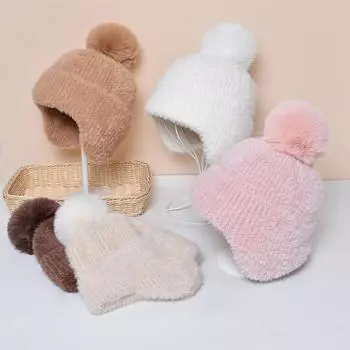 2023 Мужская зимняя вязаная шапка для езды на велосипеде, защита ушей, теплая фуражка, повседневная модная шляпа от солнца, шапки-бомберы