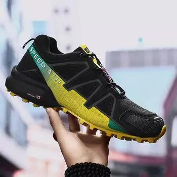 2023 Мужские кроссовки для фитнеса, дышащие кроссовки для бега, кроссовки для ходьбы в тренажерном зале 39 синий