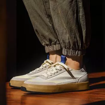 2023 Мужские кроссовки Ice Silk Breathable Mesh Canvas - Студенческий стиль X116 40 бежевый