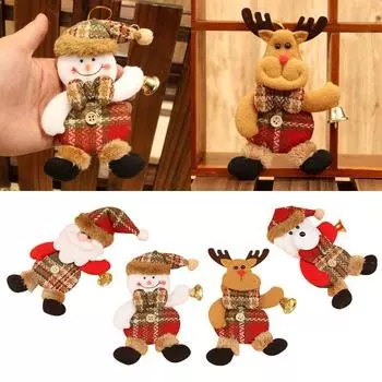 2023 Navidad Xmas Tree Подвесные украшения Новогодние подарки Рождественские куклы-лоси Рождественские украшения для дома Декор Natal Noel