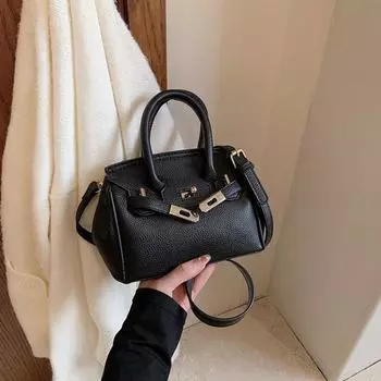 2023 Новая ретро-трендовая женская сумка для внешней торговли, большая вместительная сумка через плечо на одно плечо, сумка-тоут с цветными блоками