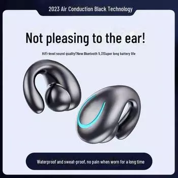 2023 Новая беспроводная Bluetooth-гарнитура с костной проводимостью и заушным креплением — не вставные спортивные заушные крючки для мужчин и женщин premium version