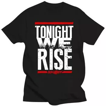 2023 Новая футболка унисекс с принтом, хлопковые футболки с круглым вырезом, женская футболка с коротким рукавом, дизайн Skillet 2XL