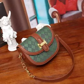 2023 Новая модная тенденция, высококачественная сумка на плечо, универсальная ручная женская сумка через плечо в стиле ретро M зелёный