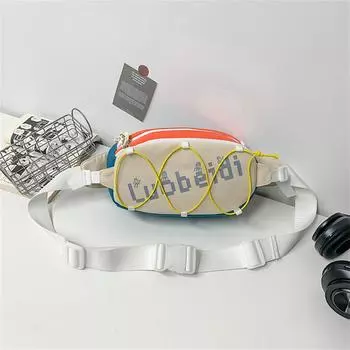 2023 Новая трендовая повседневная мужская нагрудная сумка большой вместимости из ткани Оксфорд, сумка на плечо, модная сумка-мессенджер в одном цвете жёлтый