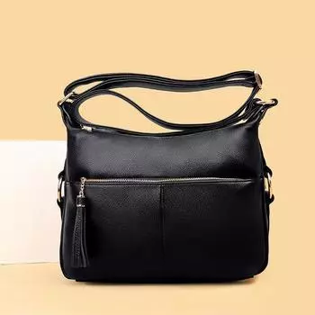 2023 Новая женская сумка среднего возраста, большая вместительная сумка на плечо, универсальная и великолепная сумка для мамы, модная женская сумка через плечо Su
