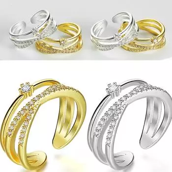 2023 Новое модное очаровательное темпераментное полое кольцо, ювелирное изделие, кольцо для девушки, роскошное элегантное открытое кольцо, одинаковые кольца для пары