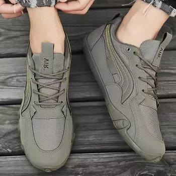 2023 Новые дышащие мужские туфли для доски, трендовая универсальная повседневная обувь 39 хаки