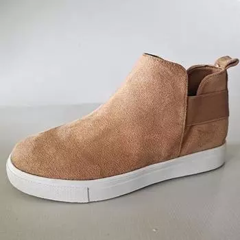 2023 Новые европейские и американские женские кроссовки с плоской подошвой, увеличивающие рост 40 серый