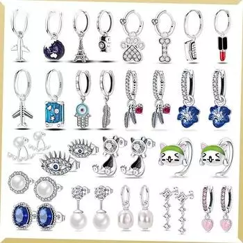 2023 новые модные женские украшения серебряного цвета в форме фонаря жемчужные серьги изысканные темпераментные банкетные подарочные украшения белый