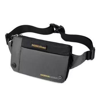 2023 Новые мужские поясные сумки, нейлоновые сумки для телефона Money boy, сумки через плечо для мужчин, спортивные нагрудные сумки для спорта на открытом воздухе, мужская сумка на плечо для подростков, унисекс чёрный
