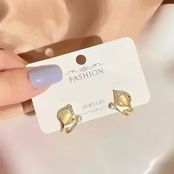 2023 новые стильные серьги, модные женские серьги, изысканный подарок для девушки, милые серьги, роскошные серьги для вечеринок в ночном клубе, серьги в подарок любовнику золотой