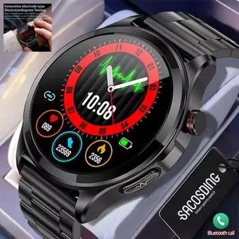 2023 новые умные часы для измерения артериального давления, мужские ЭКГ + PPG, женские умные часы с Bluetooth, часы с вызовом, мужские и женские часы с монитором здоровья, мужские и женские