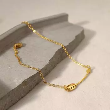 2023 Новый европейский и американский браслет из титановой стали с луком и стрелами, не выцветающие ювелирные изделия