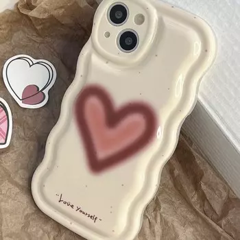 2023 Новый коричневый Love Ins милый нескользящий чехол для телефона Imd с рисунком для Iphone 14 Pro Max 11 12 13 Promax задняя крышка Capa Shell For iphone 14promax