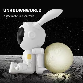 2023 Новый космический кролик можно разместить в гостиной, высокий уровень внешнего вида, домашние небольшие атмосферные светильники