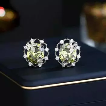 2023 Новый нишевый дизайн Серьги Серьги Французский ретро Элегантный темперамент Листья Кружевные серьги