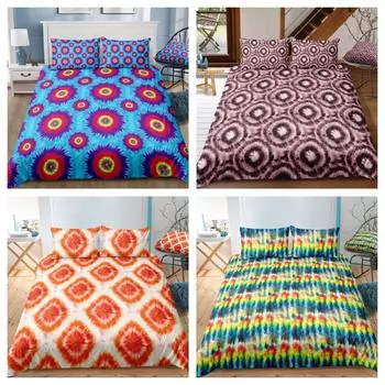 2023 новый стиль, постельное белье, домашний текстиль, комплект пододеяльников с 3D принтом и наволочкой, подарок для девочек, один размер, пододеяльник, костюм UK Single 135x200cm