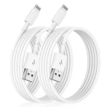 2023 Новый выпуск iPhone кабель для зарядки iPhone кабель для зарядки iPhone подлинный качественный кабель Lightning сертифицированный MFI 2M набор из 2 iPhone кабелей для зарядки iPhone