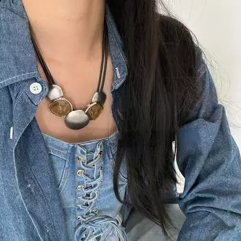 2023 Подвеска «Четыре сезона» Ретро-аксессуар Длинный лист в этническом стиле Простые аксессуары Подвеска 69