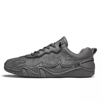 2023 Повседневная обувь из натуральной кожи Мужские бахилы Дышащая ленивая обувь Кожаная обувь Универсальная обувь Мужская модная обувь Повседневная обувь Octopus 38 белый