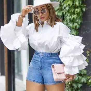 2023 повседневная рубашка с длинным рукавом, женская блузка, модные свободные топы, женская рубашка, женская одежда, модная блузка-кардиган, Blusas 28017 M зелёный