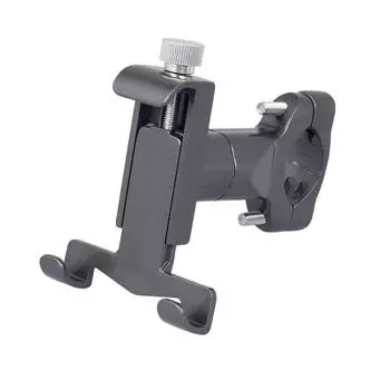 Держатель для телефона на велосипеде, мотоцикле, стойка на руль, вращение на 360°, GPS-крепление, кронштейн, кронштейн для скутера электронного велосипеда чёрный