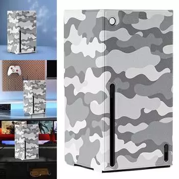 2023 PU защитный чехол для консоли Xbox Series S/X пылезащитный декоративный корпус DIY персонализированные аксессуары для XSX/XSS For XSS чёрный