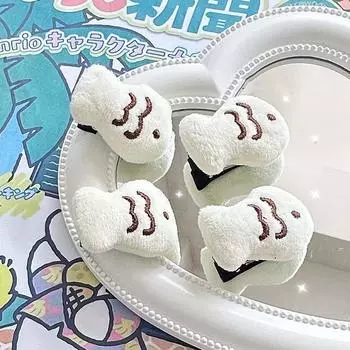 2023 японская милая маленькая заколка для волос в виде рыбьей кости для девочек, заколка для челки, сломанная заколка для волос, оригинальная забавная заколка для волос, головной убор