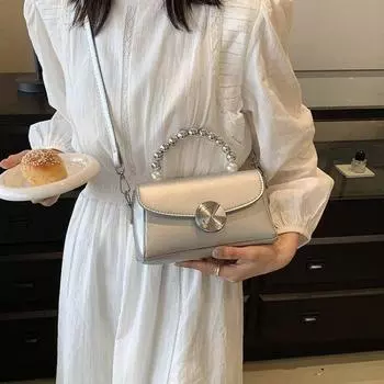 2023 Ретро модная популярная сумка женская новая летняя популярная повседневная сумка через плечо с бисером через плечо