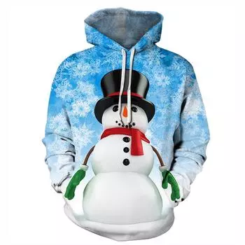 2023 Рождественский свитер с капюшоном, новогодний подарок, вечеринка, толстовка с капюшоном, мужская толстовка с оленями, женский свитер, одежда в стиле аниме, толстовка с капюшоном Haikyuu 4XL