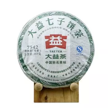 2023 TAETEA 7542 партия чая пуэр Мэнхай Даи сырой чай пуэр 357 г/12,59 унций