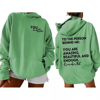 2023 Толстовка с капюшоном для мужчин и женщин с буквенным принтом большого размера, толстовки высокого качества в стиле хип-хоп, уличная одежда, винтажный женский пуловер, уличная одежда S чёрный