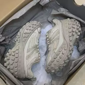 2023 Trendy Women s Dad Sneakers: Breathable, Thick-Sole, Leisure Sport Shoes Women s 40 белый/чёрный