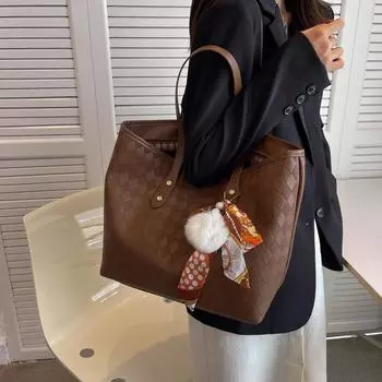 2023 Весна Интернет Знаменитости Женская Сумка Большая Вместимость Сумка Через Плечо Для Езды На Пригородах Нишевая Роскошная Сумка-тоут Для Отдыха only bag