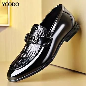 2023 Весна/Лето повседневная деловая мужская обувь из натуральной кожи 44 белый