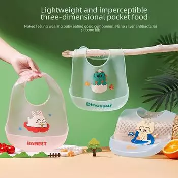 2023 Водонепроницаемые силиконовые детские нагрудники: Супермягкий, устойчивый к слюням и грязи артефакт.