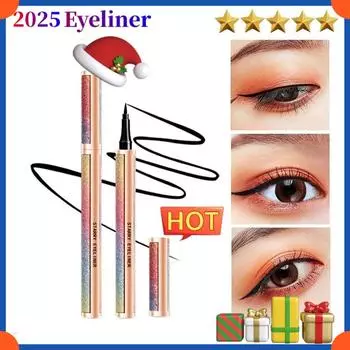 2025 Водостойкая жидкая подводка для глаз Карандаш-ручка 1 pcs чёрный