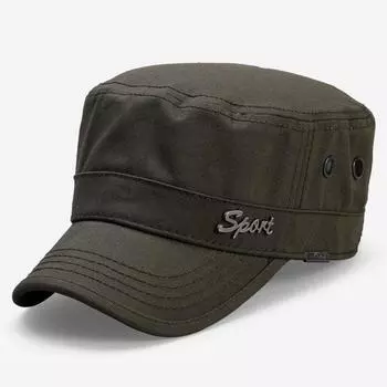 2023 весна-лето и осень хлопковая армейская шляпа от солнца с плоским верхом с большой головой для мужчин и женщин, большие размеры, бейсболка в стиле милитари 55-60 см, 60-65 см