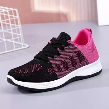 2023 весна, лето и осень новые черные кроссовки женские дышащие легкие для бега в тренажерном зале и для отдыха 35
