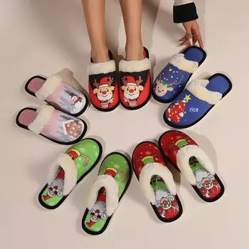 2023 Winter Waterproof Casual Slippers with Neutral Fabric for Couples 42-43 normally 40-41