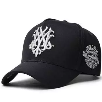 2023 взрослый весенне-летний и осенний высокие кеды большого размера, хлопковые бейсболки с 5 панелями для мужчин и женщин, 55-60 см, 60-65 см 55-60cm Adjustable