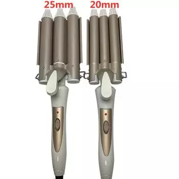 2023 Яичный рулет головка плойка палочка не повреждает волосы Большой рулет три палочки яичный рулет палочка устройство для завивки струй воды EU